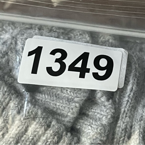 Emproved Puff-sleeve Cardigan Style A2212 In Dove Grey Size Small - Picture 4 of 15